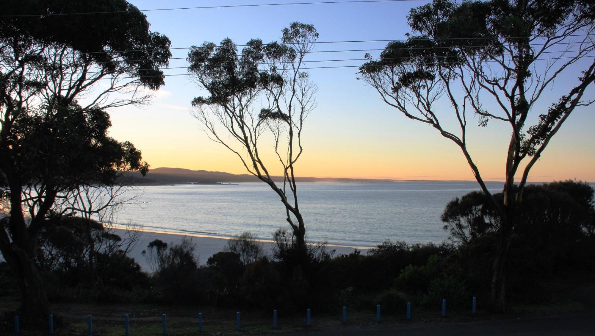Kingfisher Cottage Beachfront At The Binalong Bay Exterior foto